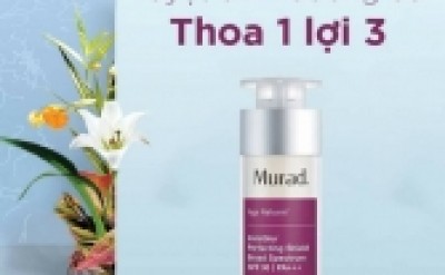 Kem chống nắng trong suốt Murad Invisiblur 3 trong 1