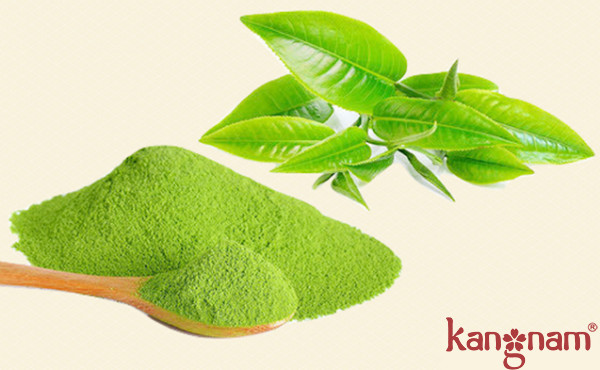 Bột trà xanh có công dụng chống nắng hiệu quả và an toàn