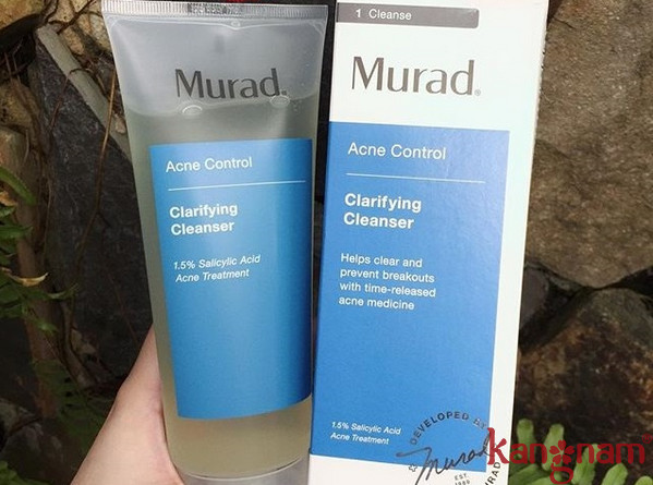 Thành phần sữa rửa mặt trị mụn Murad Clarifying Cleanser