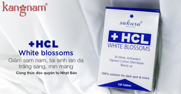 Viên uống trị nám Sakura HCL White Blossoms Ex